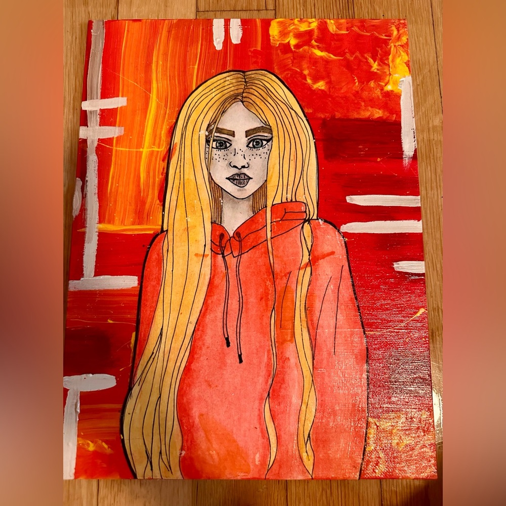 12"x9" Painting on Canvas Board